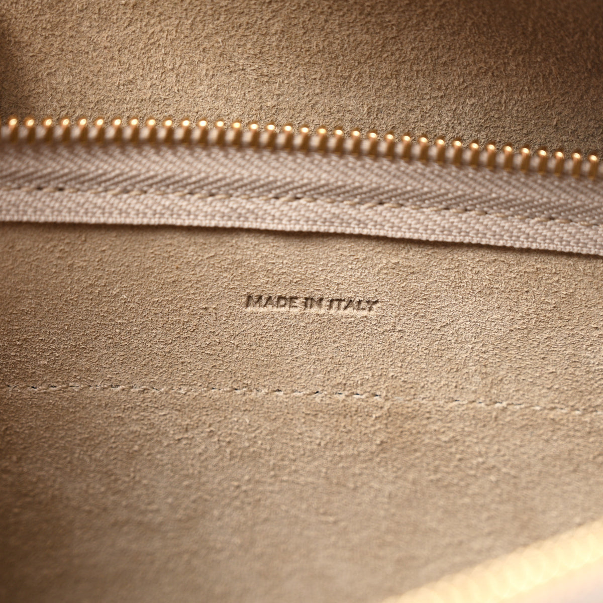 Grained Calfskin Nano Belt Bag Light Taupe