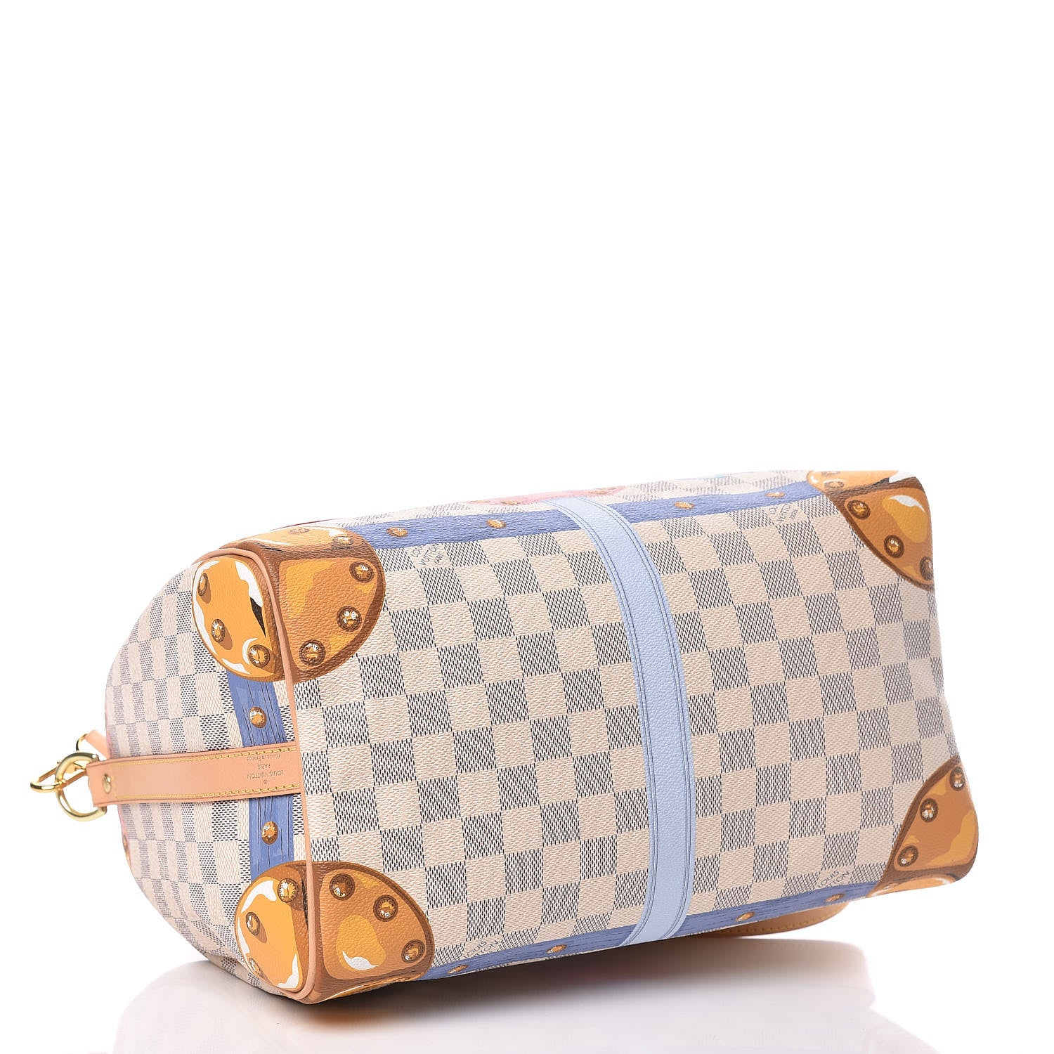 Louis Vuitton Damier Azur Summer Trunks Speedy Bandouliere 30 4 of 9