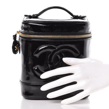 Chanel Patent Vanity Cosmetic Case Black 2 of 16
