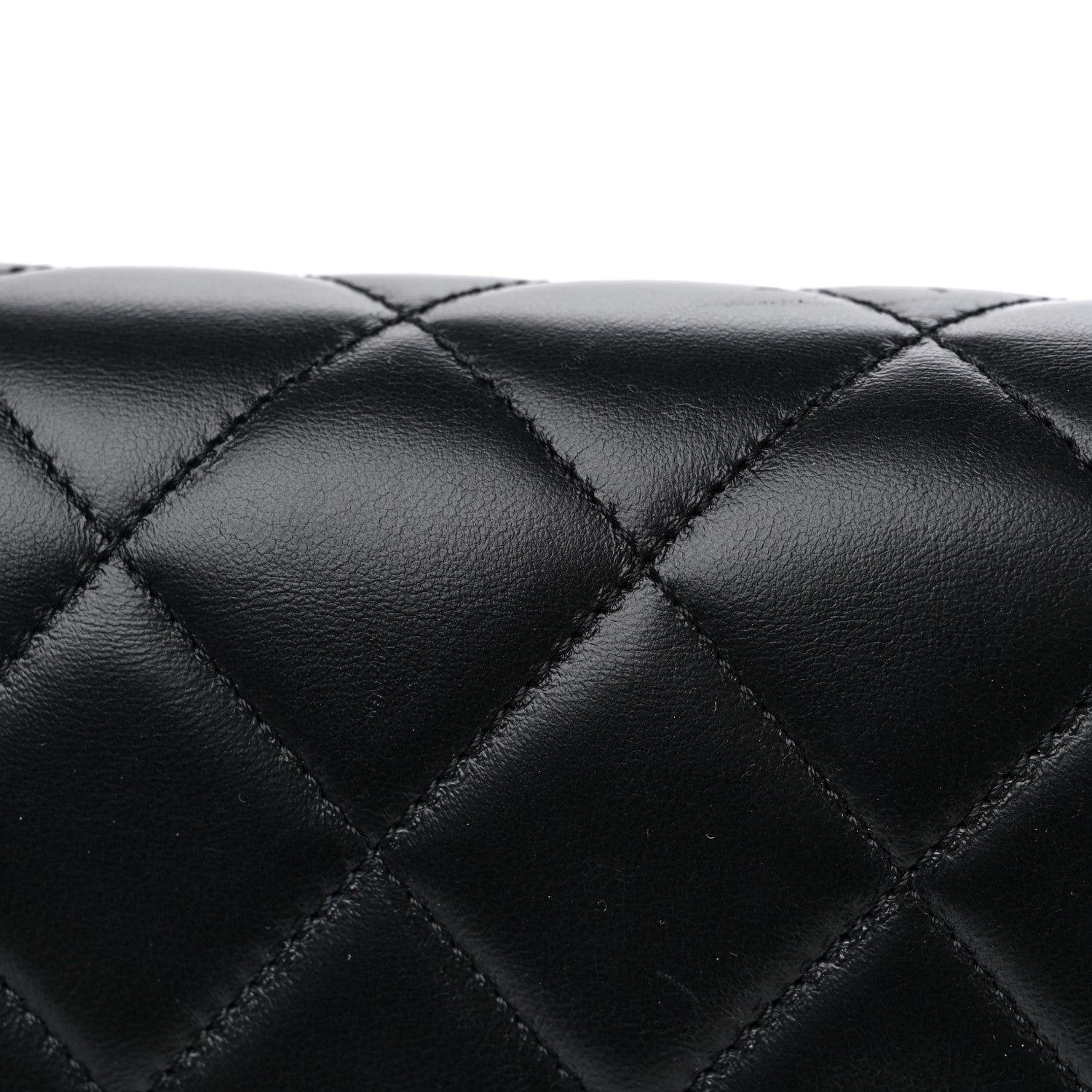 Chanel Lambskin Enamel Quilted Pending CC Square Flap Black 11 of 11