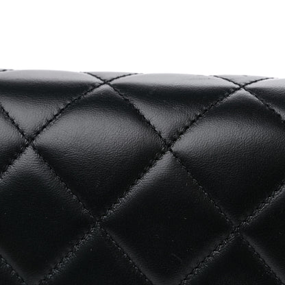 Chanel Lambskin Enamel Quilted Pending CC Square Flap Black 11 of 11