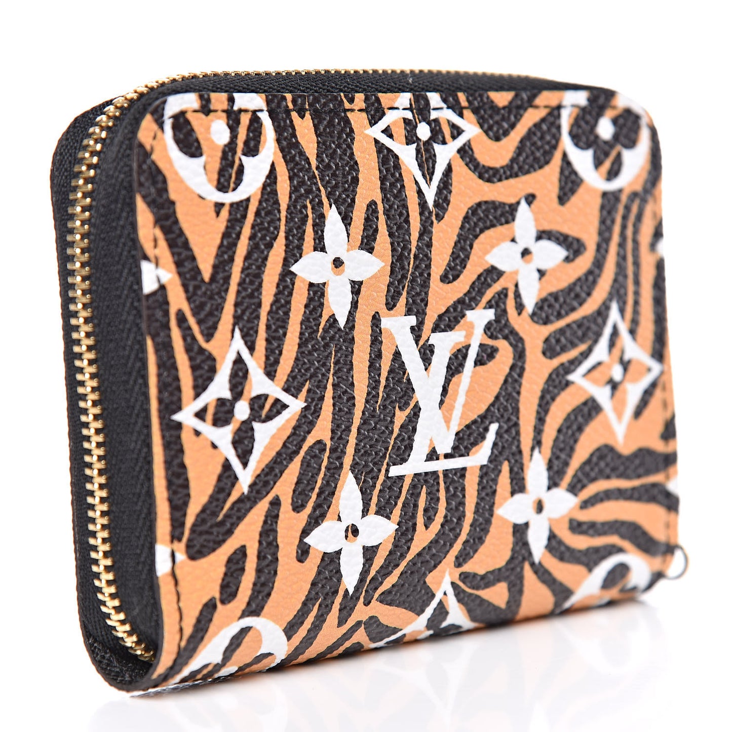 Monogram Giant Jungle Zippy Coin Purse Black