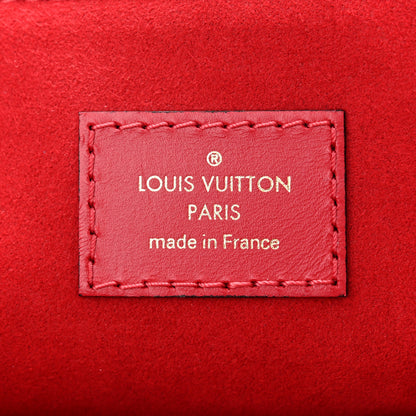 Louis Vuitton Damier Ebene Beaubourg MM Scarlet 6 of 10