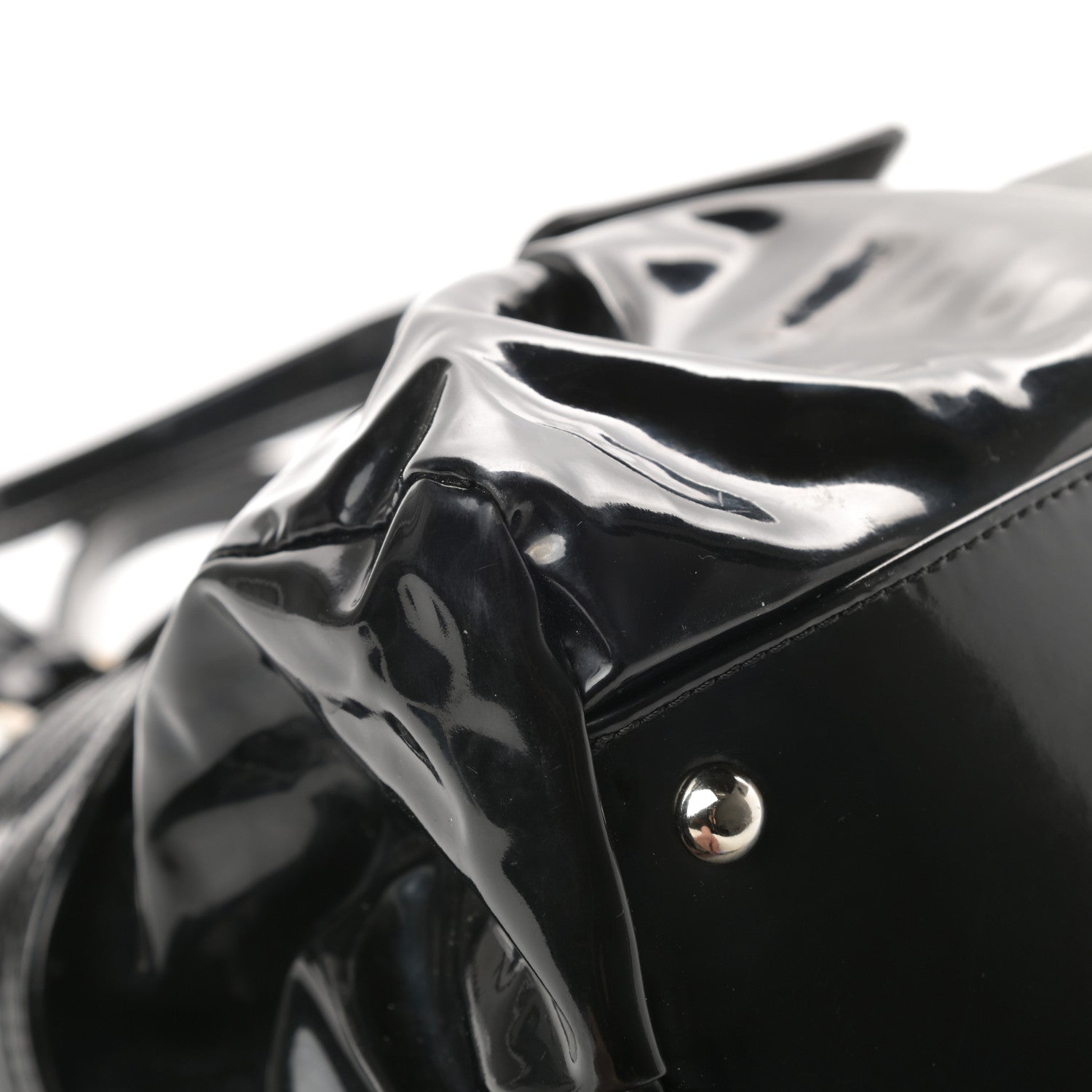 Versace Patent Medusa Tote Black 6 of 12
