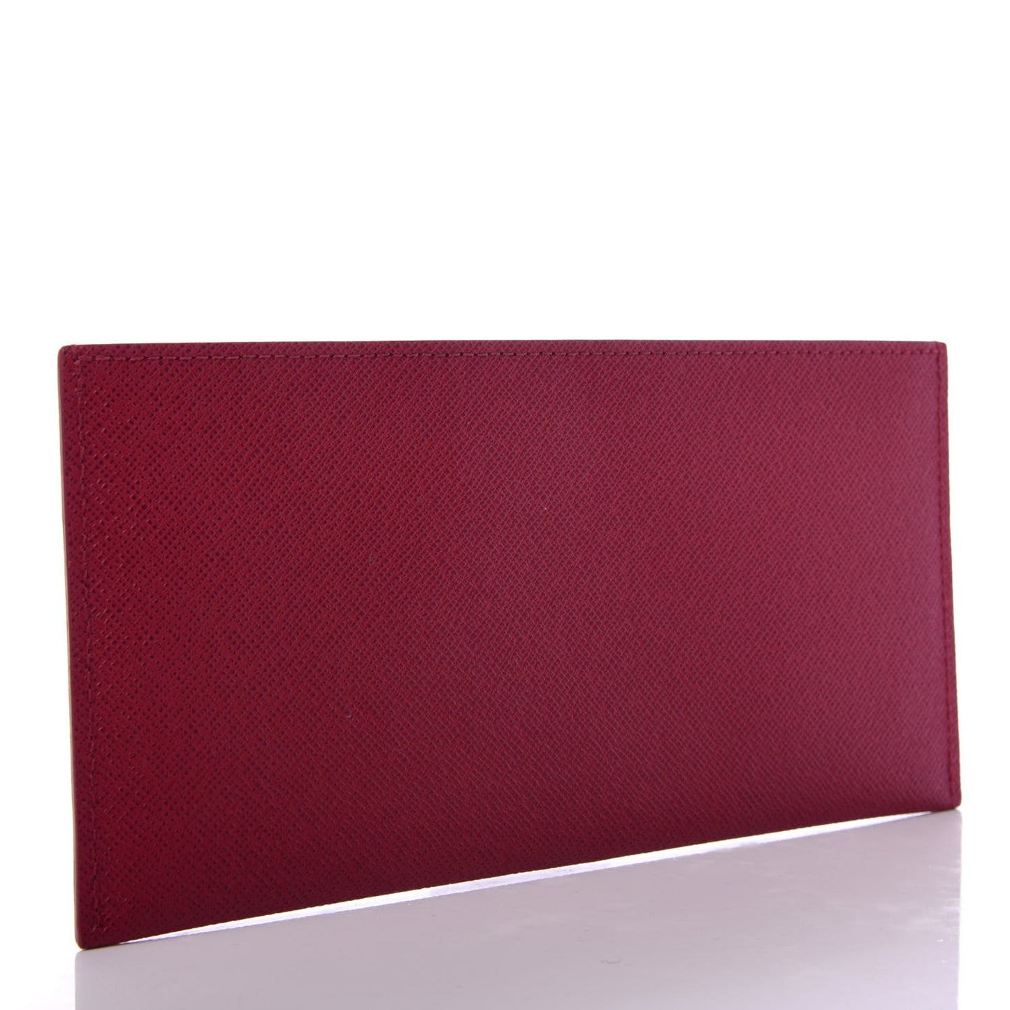 Calfskin Felicie Card Holder Insert Fuchsia