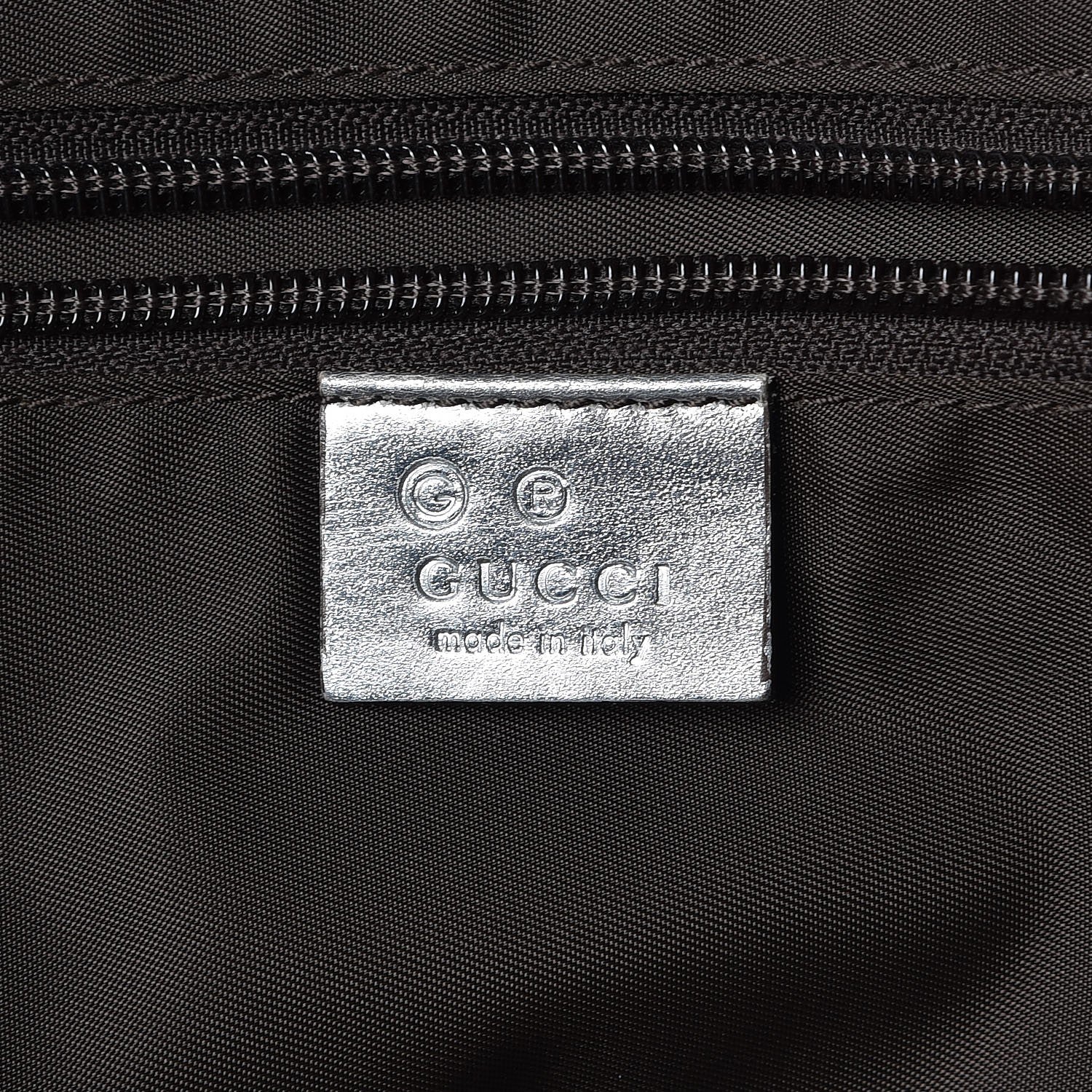 Gucci Metallic Monogram Travel Bag Silver 7 of 19