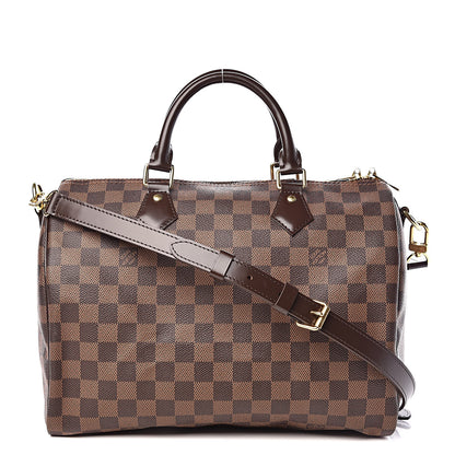 Louis Vuitton Damier Ebene Speedy Bandouliere 30 1 of 12