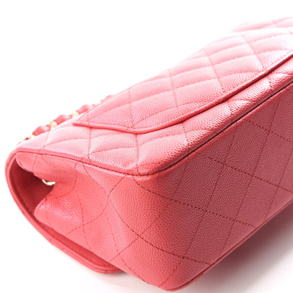 Chanel Caviar Quilted Mini Rectangular Flap Dark Pink 7 of 12