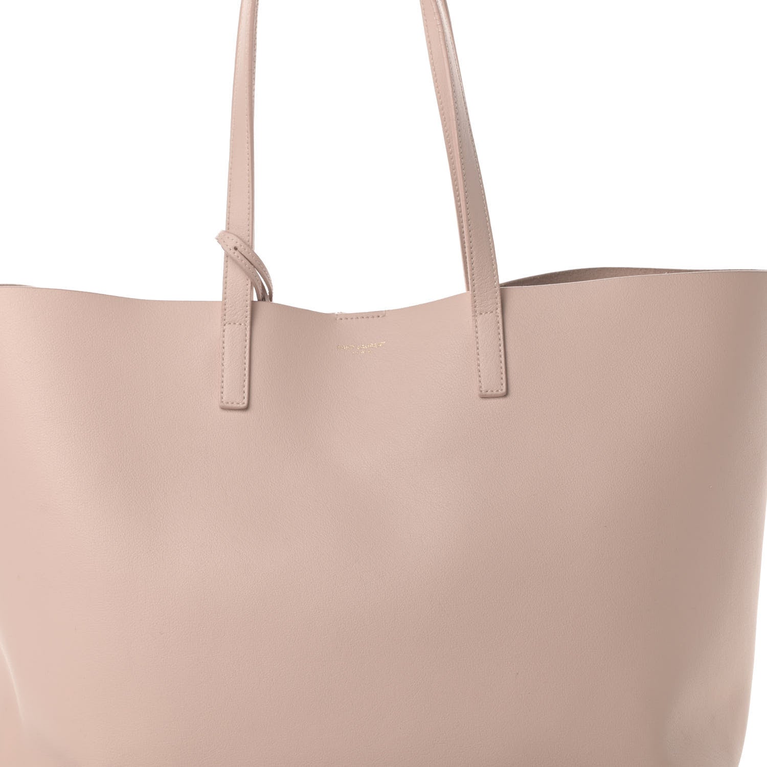 Saint Laurent Calfskin Large Shopping Tote Pale Blush 9 of 19