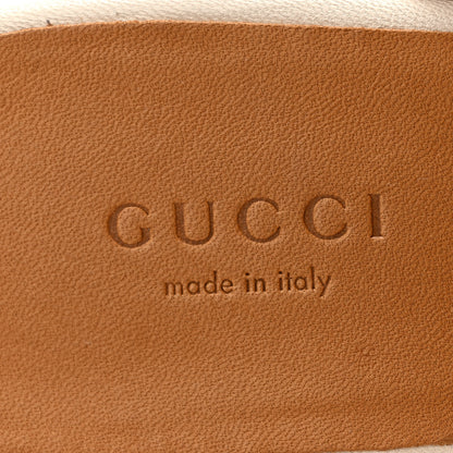 Gucci Malaga Kid Womens Princetown Slippers 35.5 Mystic White 7 of 12