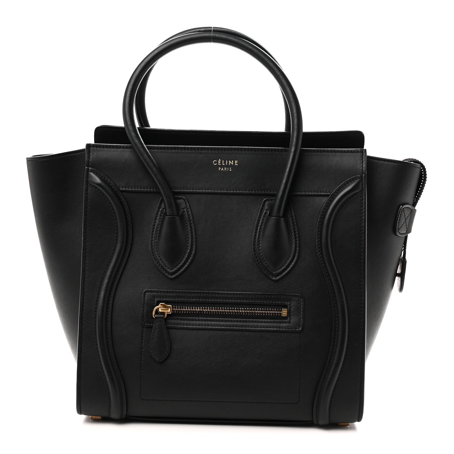 Celine Smooth Calfskin Micro Luggage Black 1 of 9