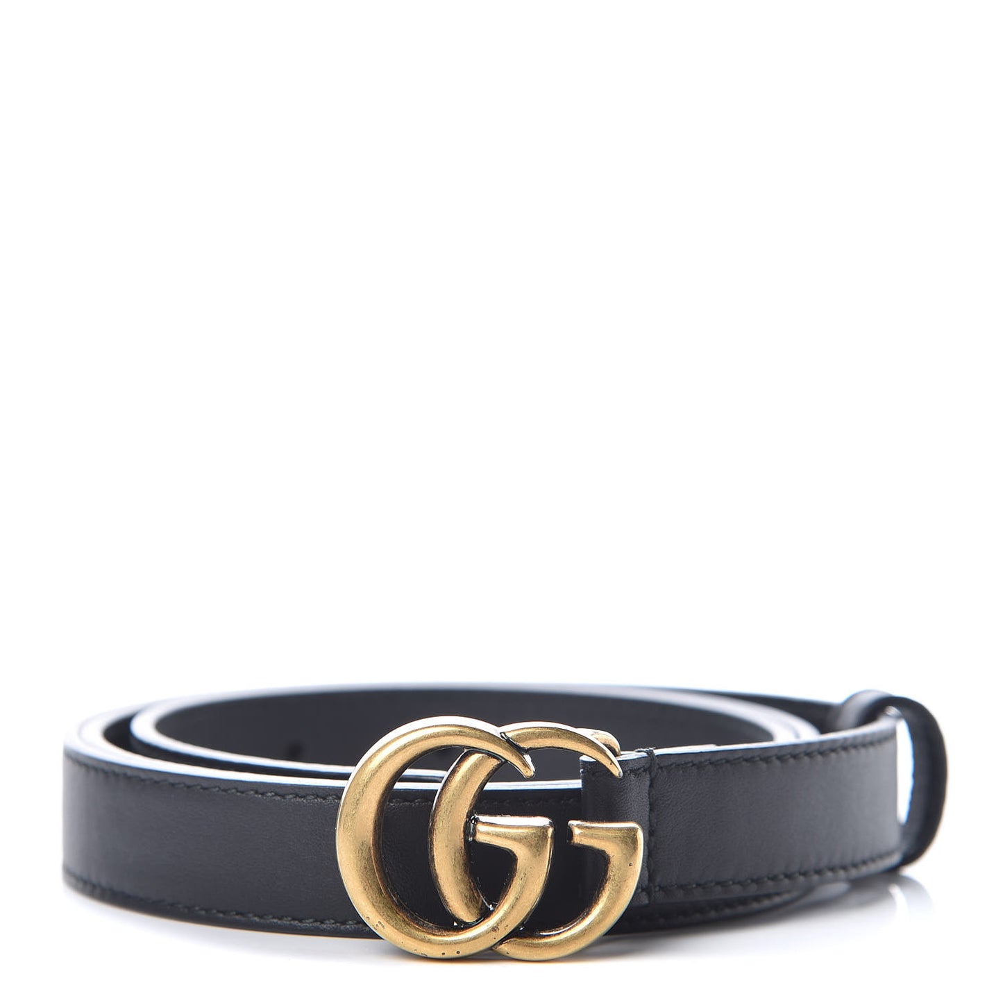 Calfskin Double G 20mm Belt 85 34 Black