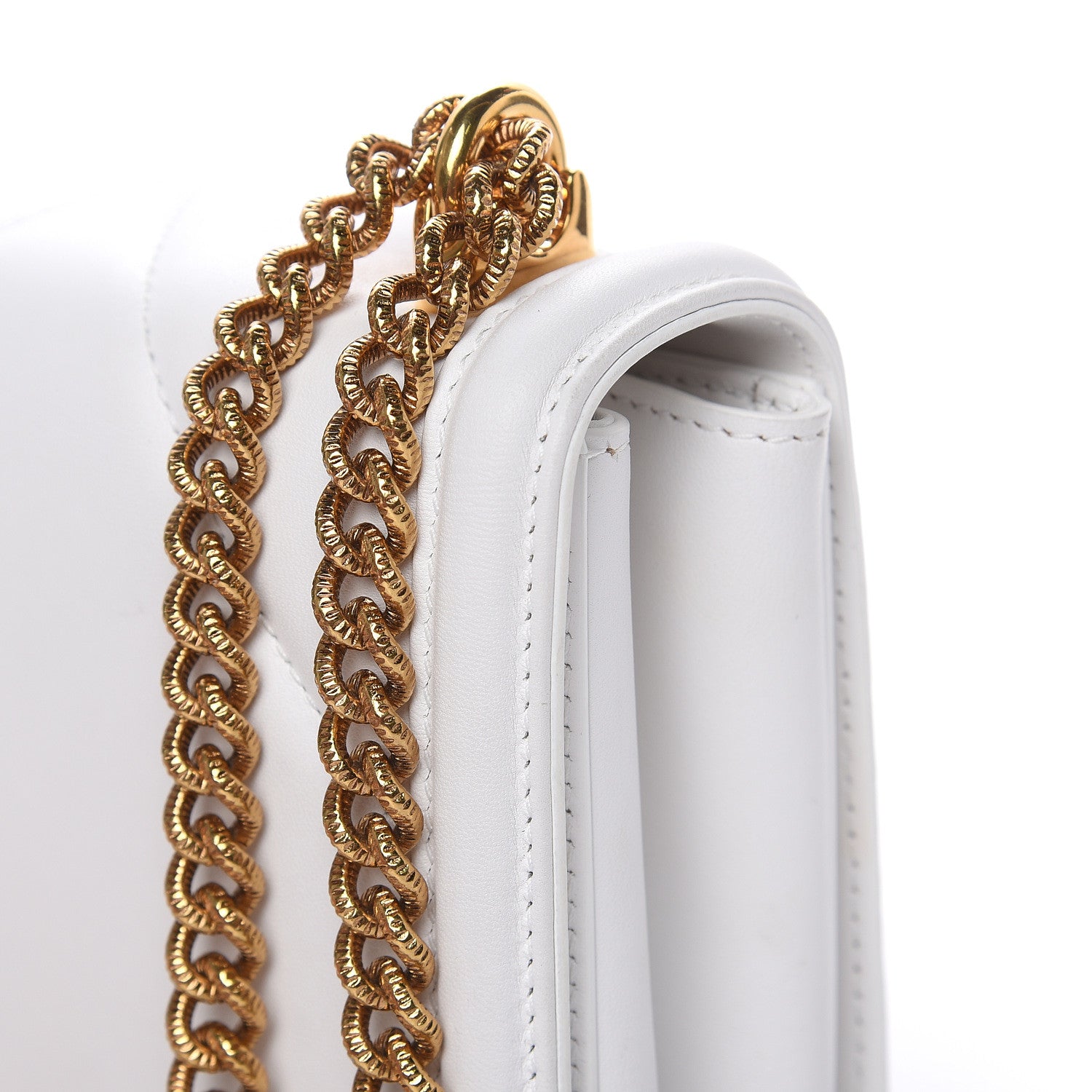 Dolce & Gabbana Nappa Devotion Crossbody Bag Blanco Ottico 10 of 10
