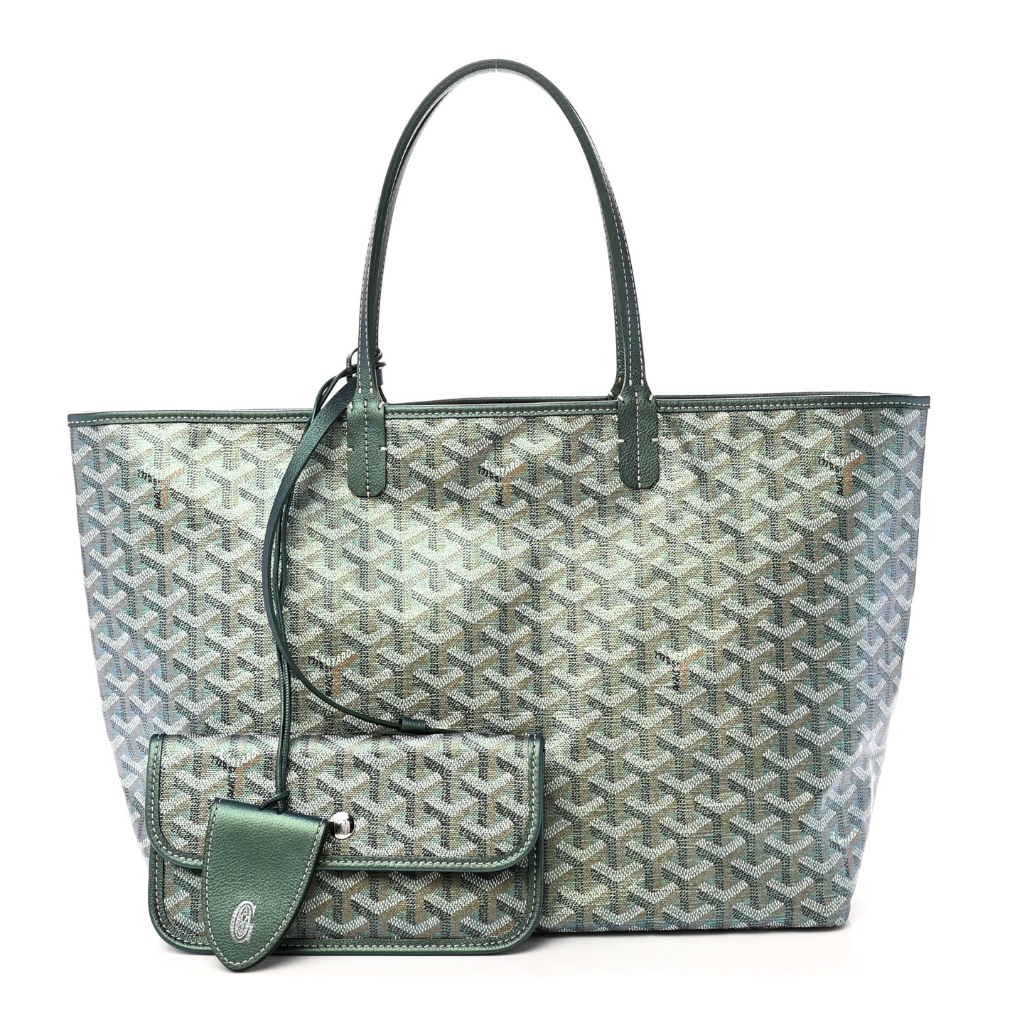 Iridescent Goyardine Saint Louis PM Pearly Green