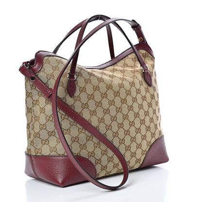 Gucci Monogram Medium Bree Foldover Tote Purple 2 of 11