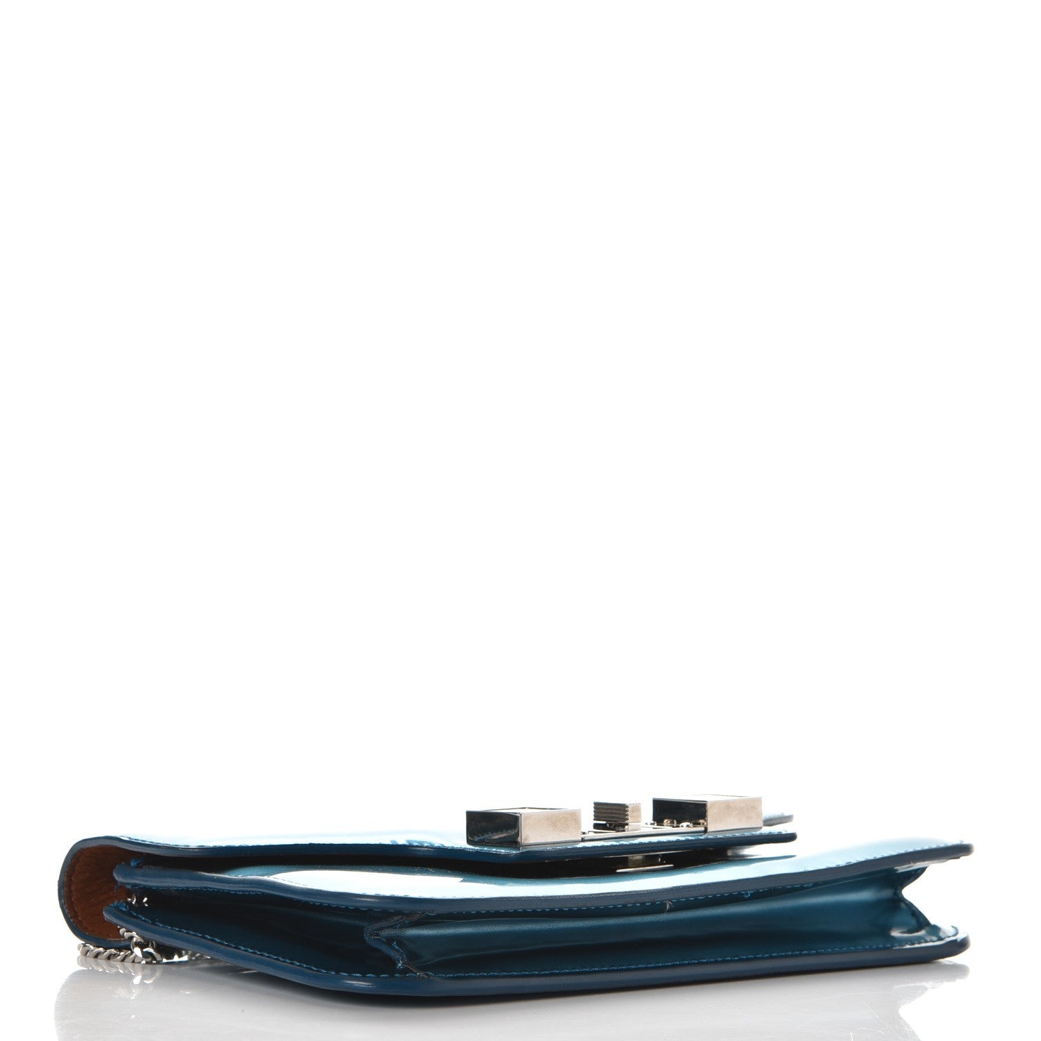 Proenza Schouler Metallic Calfskin PS11 Chain Wallet Ocean 4 of 6