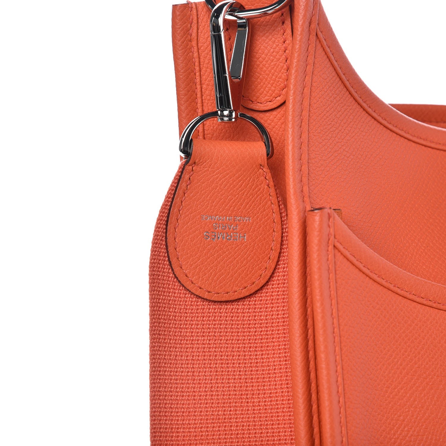 Hermes Epsom Evelyne III GM Orange Poppy 7 of 9