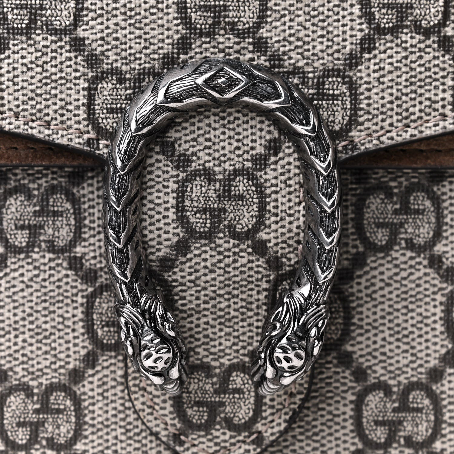 Gucci GG Supreme Monogram Super Mini Dionysus Shoulder Bag Taupe 5 of 5