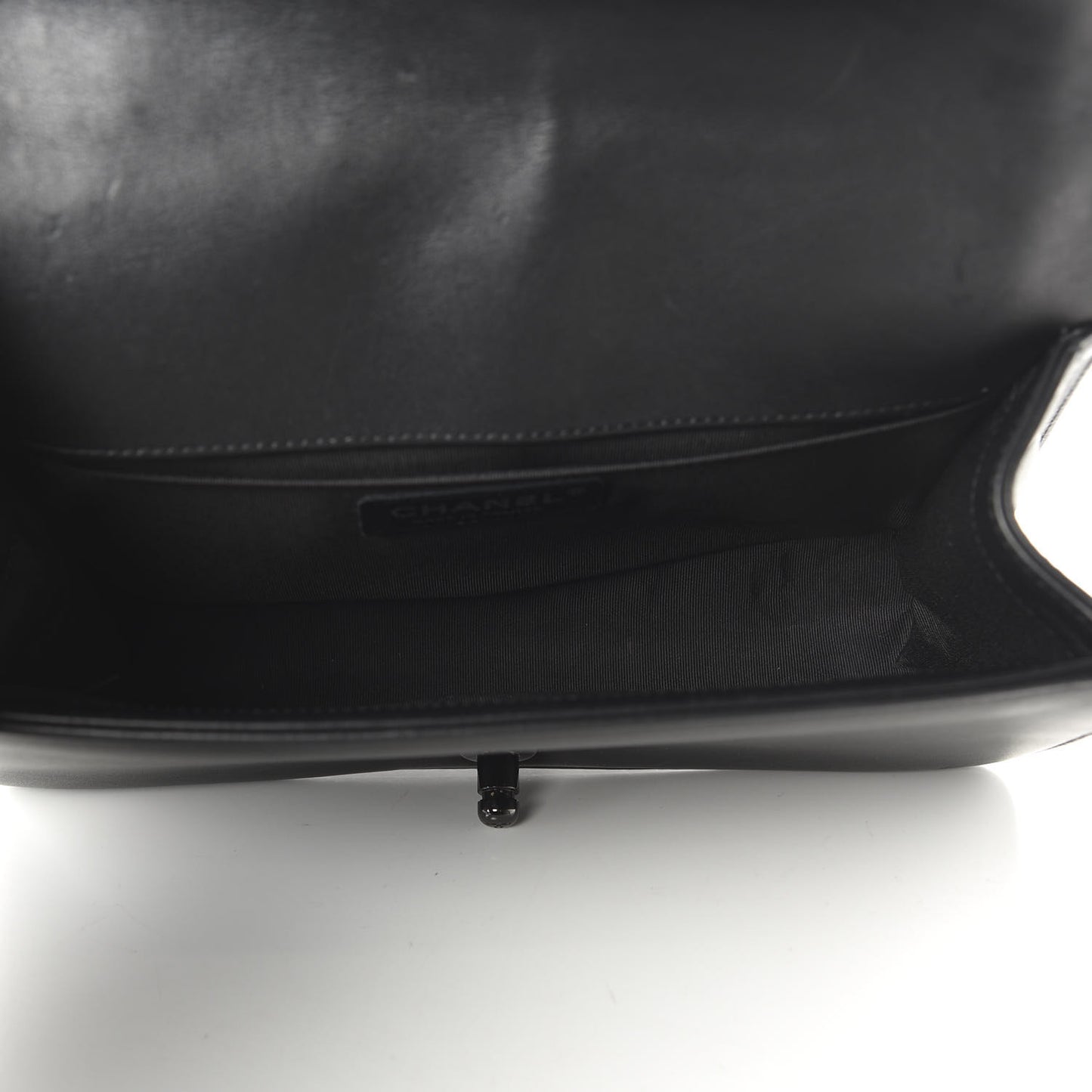 Calfskin Quilted Medium Boy Flap So Black