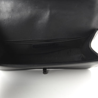 Chanel Calfskin Quilted Medium Boy Flap So Black 5 of 11