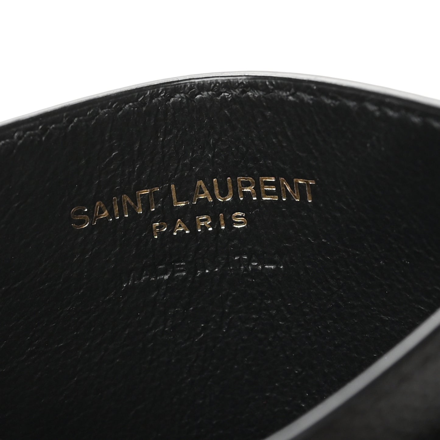 Grain De Poudre Matelasse Chevron Monogram Credit Card Case Black