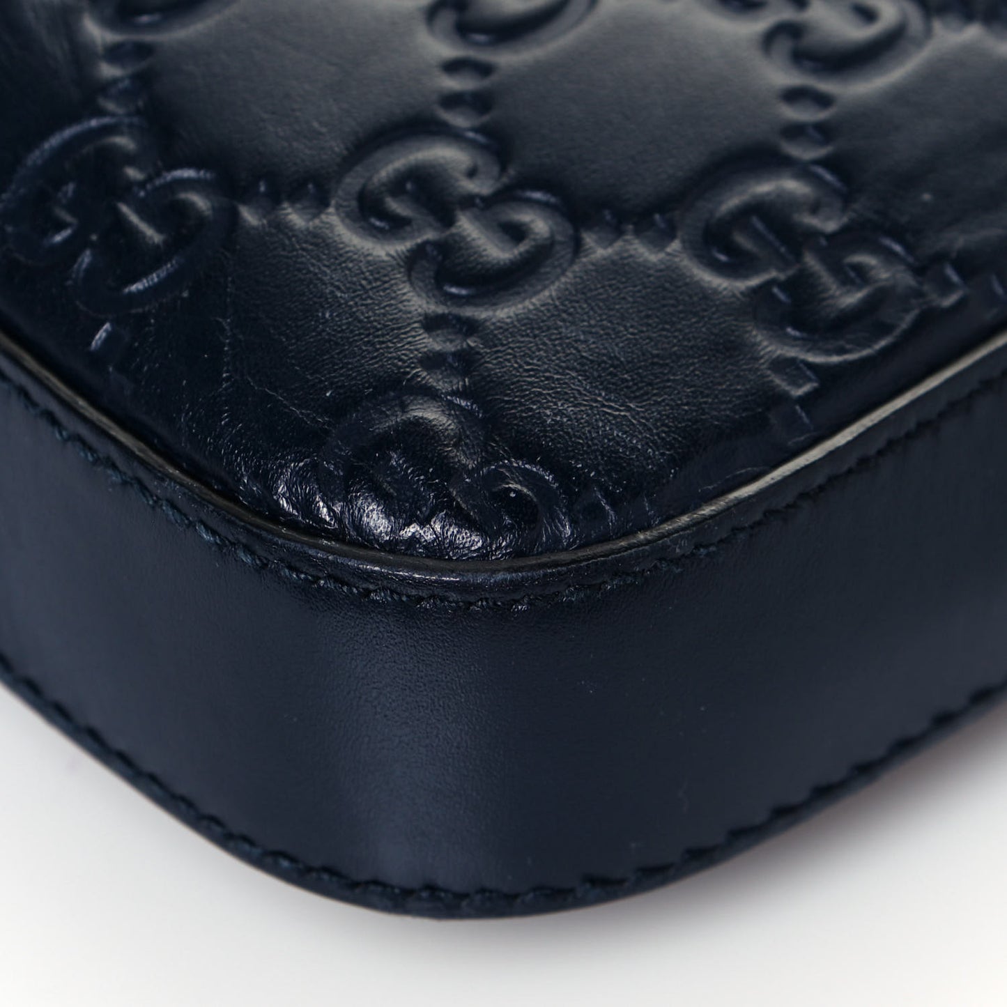 Guccissima Signature Small Messenger Bag Blue
