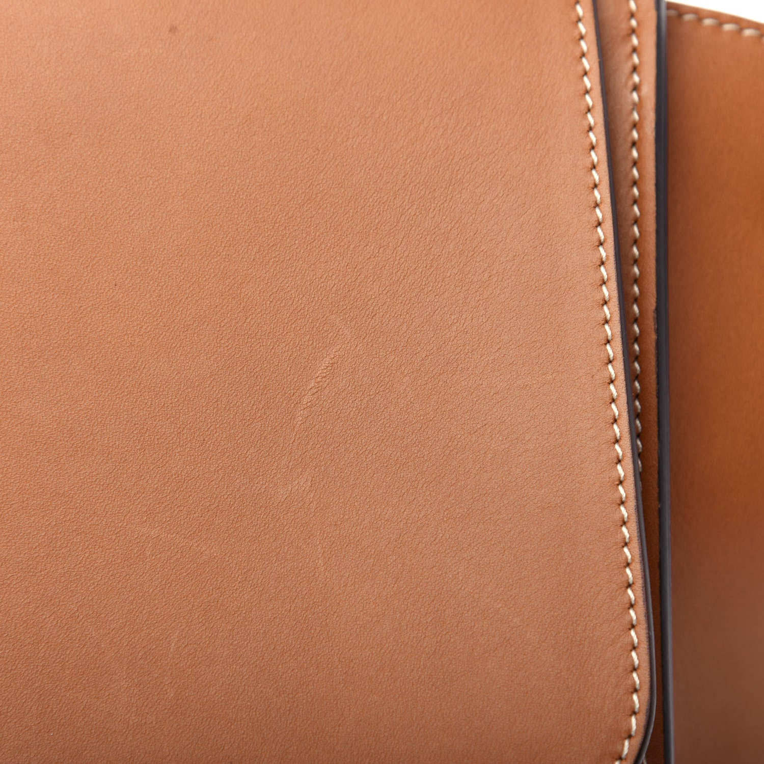 Celine Vegetable Calfskin Small Trapeze Tan 10 of 10