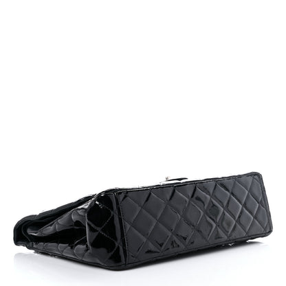 Chanel Patent Quilted Maxi Double Flap Black 4 of 14