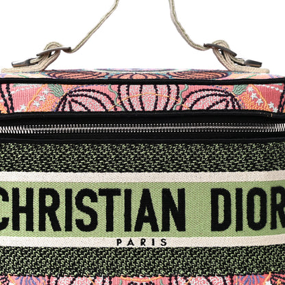 Christian Dior Canvas Embroidered Dior In Lights Diortravel Vanity Case Multicolor 8 of 14
