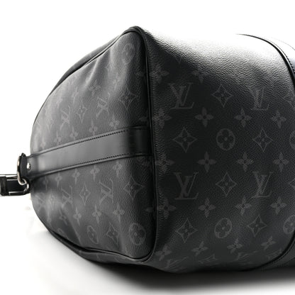 Louis Vuitton Monogram Eclipse Keepall Bandouliere 45 8 of 9