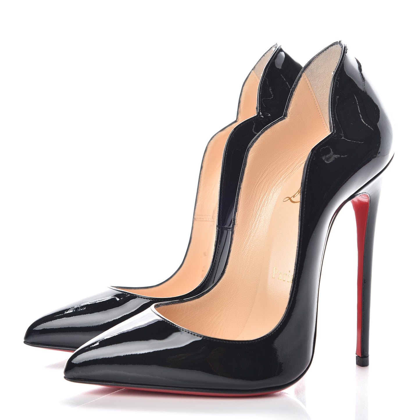 Patent Hot Chick 130 Pumps 35 Black
