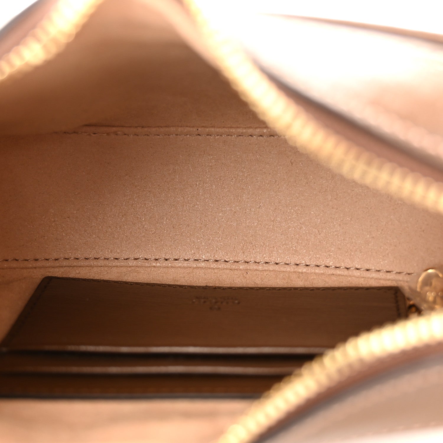 Gucci GG Supreme Monogram Azalea Calfskin Mini Retro Interlocking G Half Moon Bag Beige Ebony Brown Sugar 5 of 11