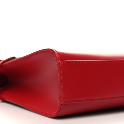 Saint Laurent Smooth Calfskin Manhattan Shoulder Bag Rouge Eros 9 of 10