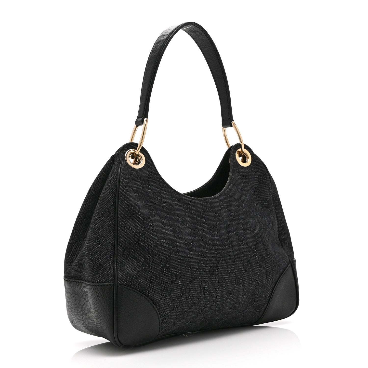 Gucci Monogram Hobo Black 3 of 11