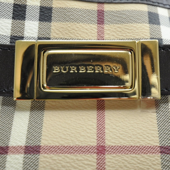 Burberry Haymarket Check Medium Willenmore Hobo Chocolate 11 of 11