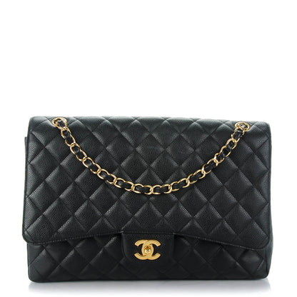 Chanel Caviar Quilted Maxi Single Flap Black 1 of 8