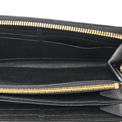 Louis Vuitton Empreinte Zippy Wallet Black 6 of 11