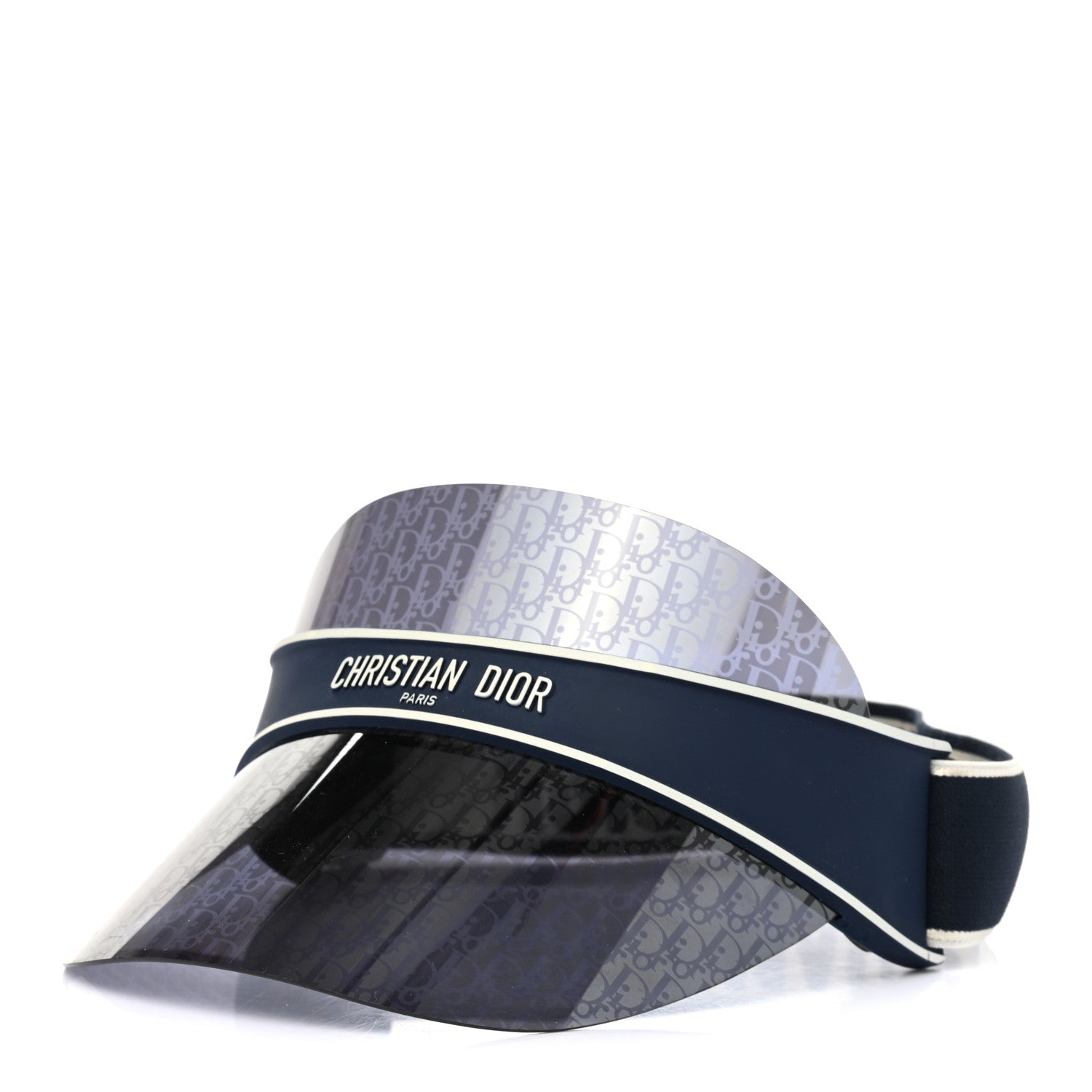 Christian Dior Oblique DiorClub V1U Sun Visor Blue 1 of 9