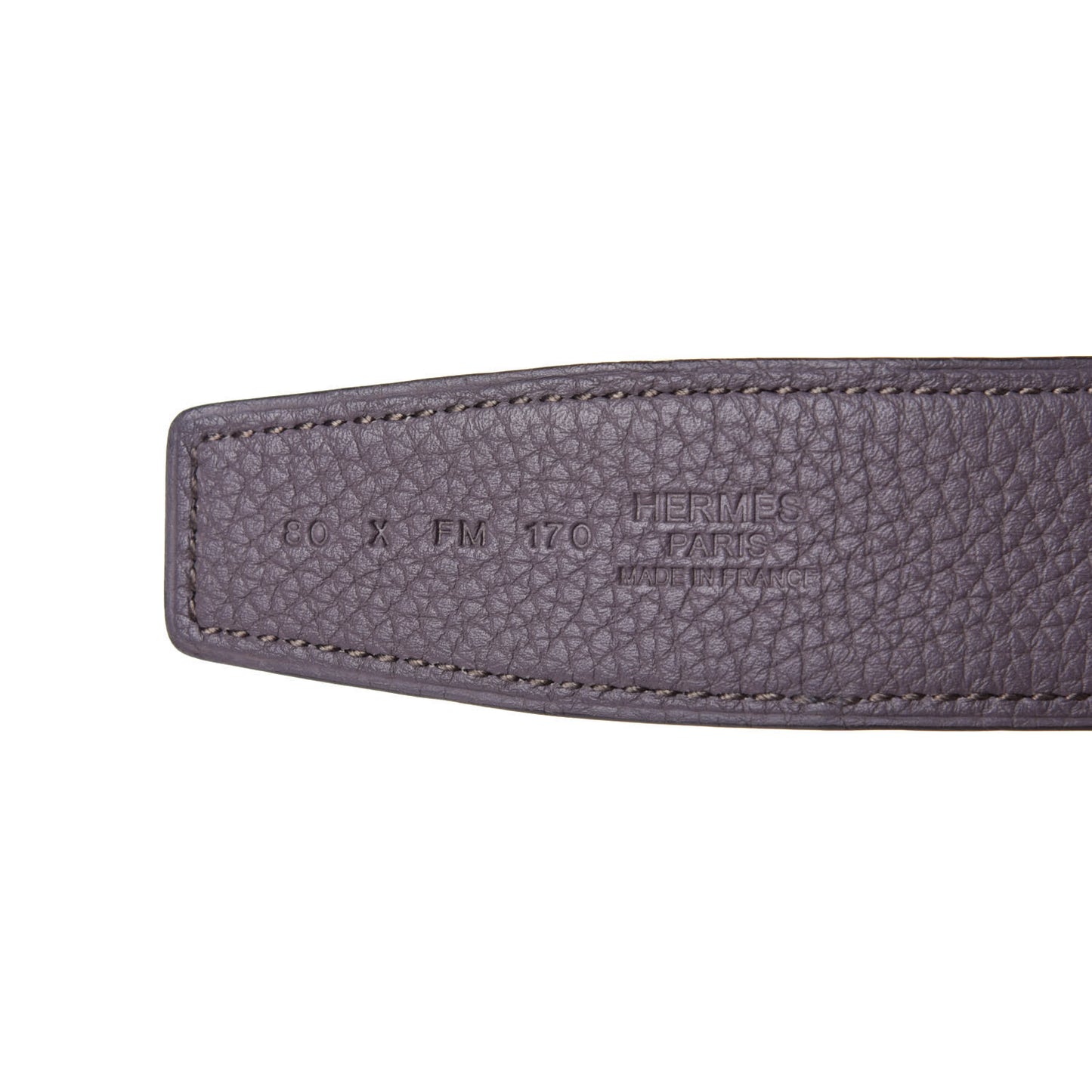 Box Togo Strie 32mm H Belt 80 Black Etain