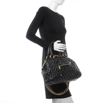 Marc Jacobs Calfskin Quilted Stam Black 2 of 13