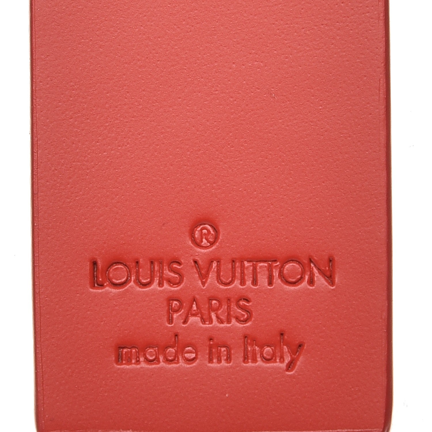 Louis Vuitton X SUPREME Epi Key Chain Bag Charm Red 3 of 4
