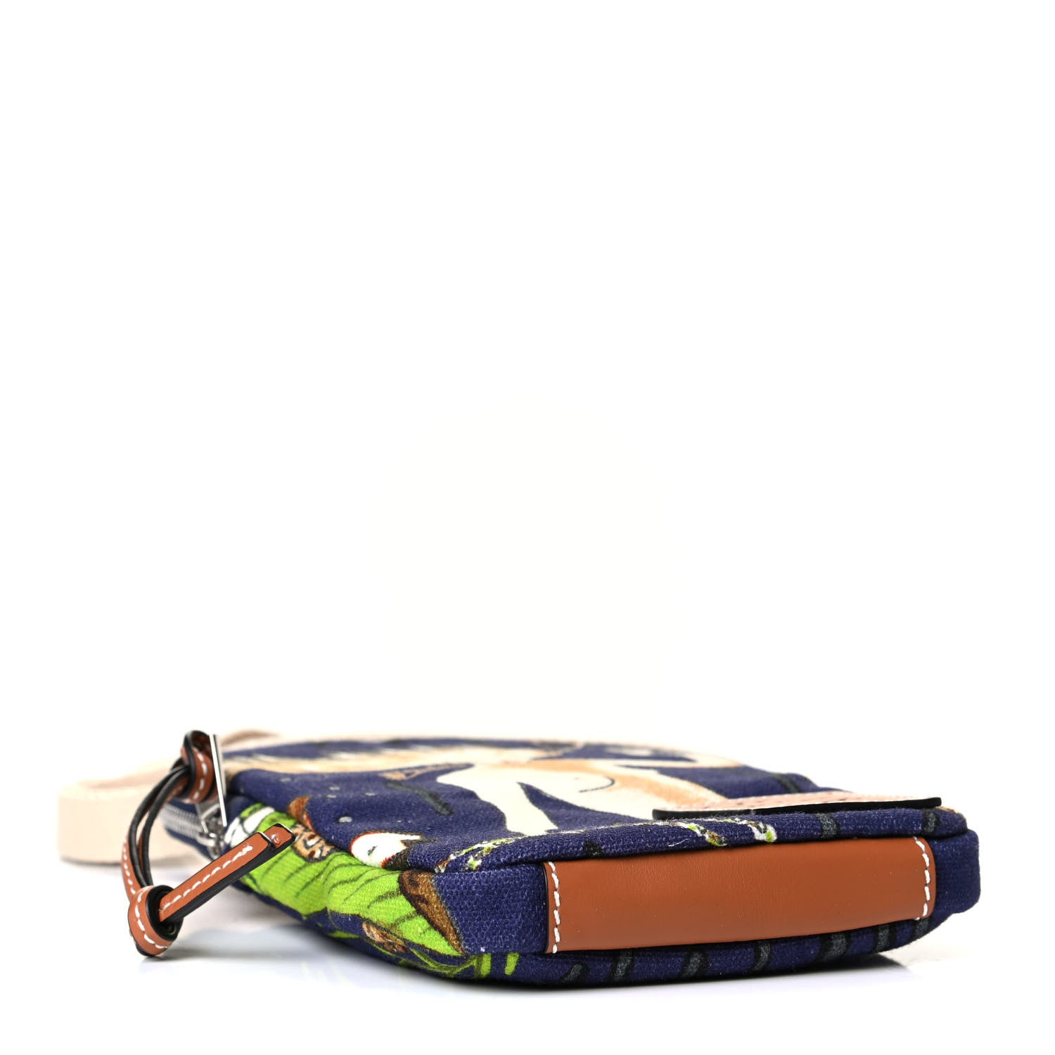 Loewe Canvas Mermaid Print Paulas Ibiza Crossbody Pouch Multicolor 3 of 5