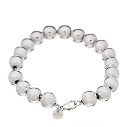 Tiffany Sterling Silver 10mm HardWear Ball Bracelet 2 of 5
