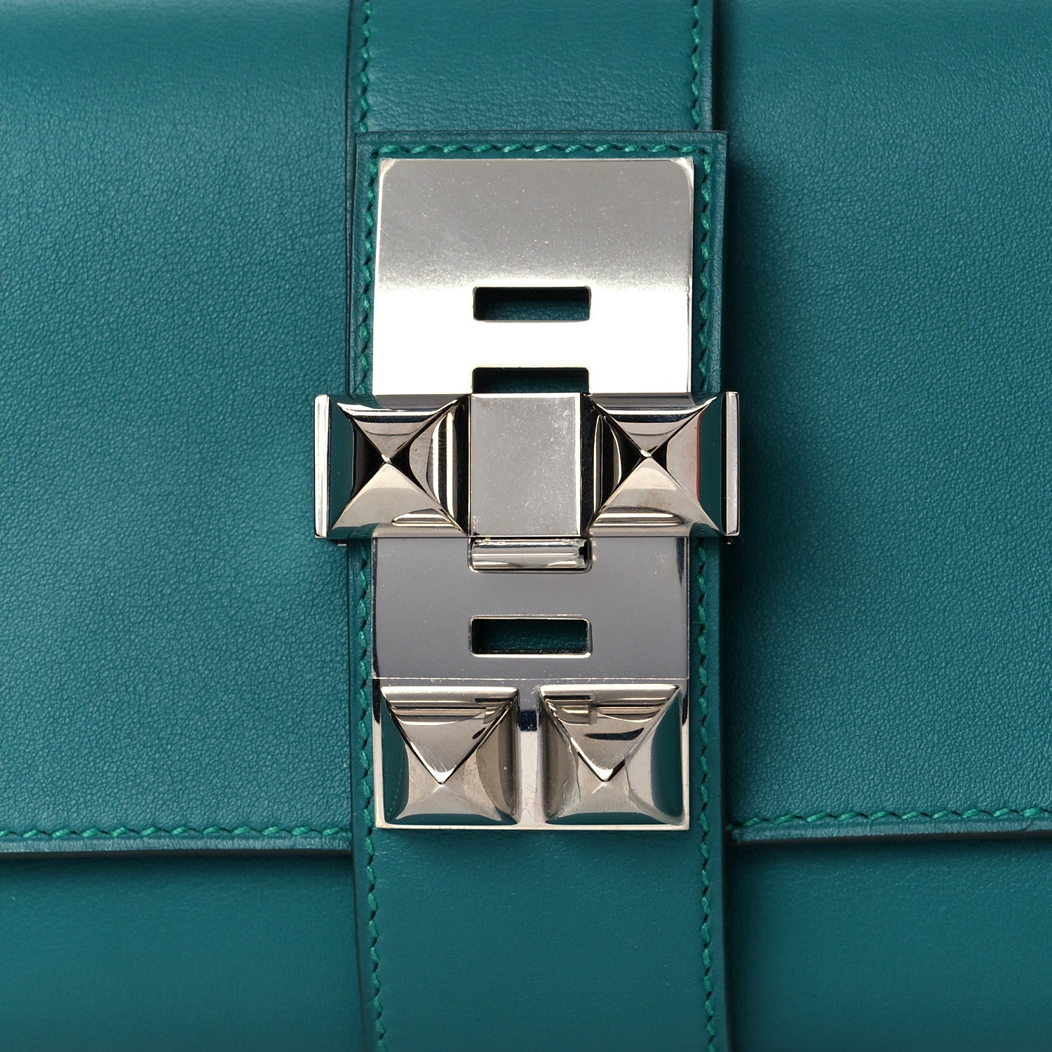 Hermes Swift Medor 23 Clutch Malachite 10 of 11