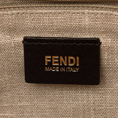 Fendi Cuoio Suede Silvana Bag Cammello Rosso Black Cuoio 5 of 14