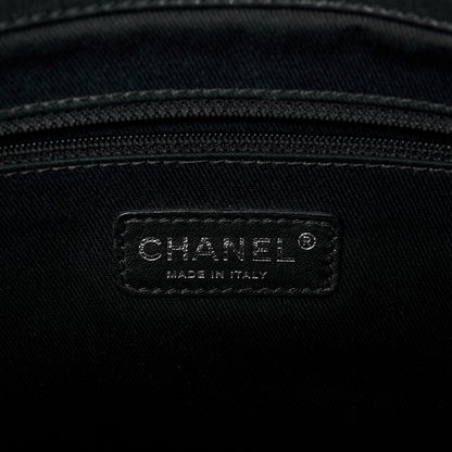 Chanel Iridescent Calfskin Jumbo In the Mix Double Flap Black 6 of 13