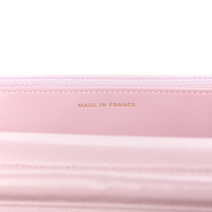 Chanel Caviar Quilted Coco Candy Wallet On Chain WOC Light Pink 9 of 12