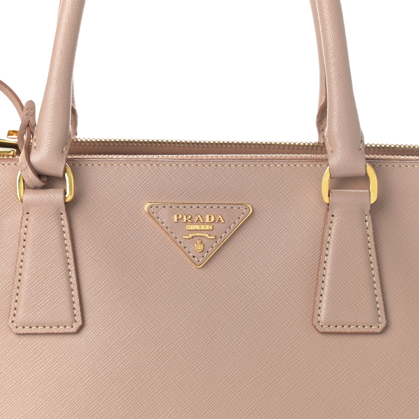 Saffiano Medium Galleria Double Zip Tote Cammeo