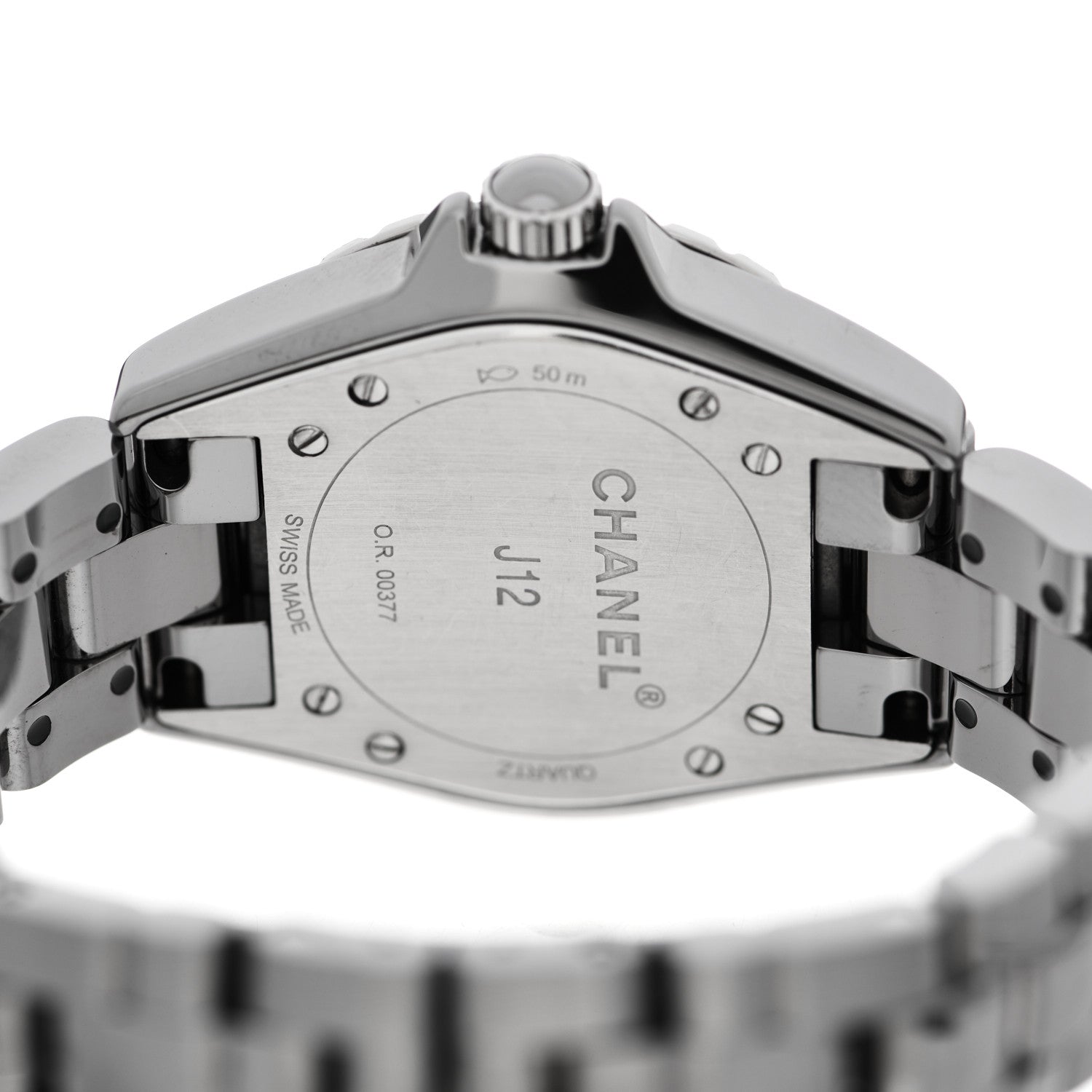 Chanel Titanium Ceramic Diamond Bezel 33mm J12 Quartz Watch 4 of 4