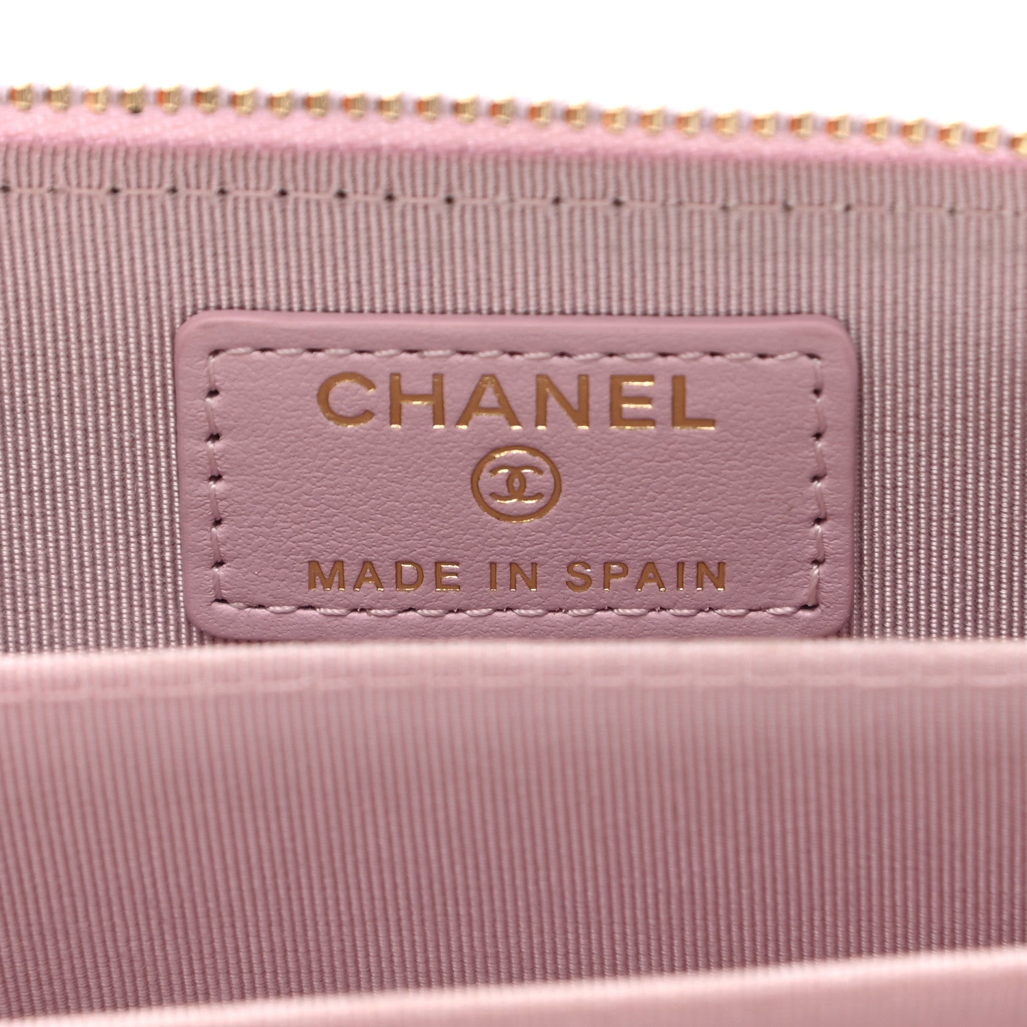 Chanel Caviar Quilted Zip Coin Purse Light Pink 6 of 8